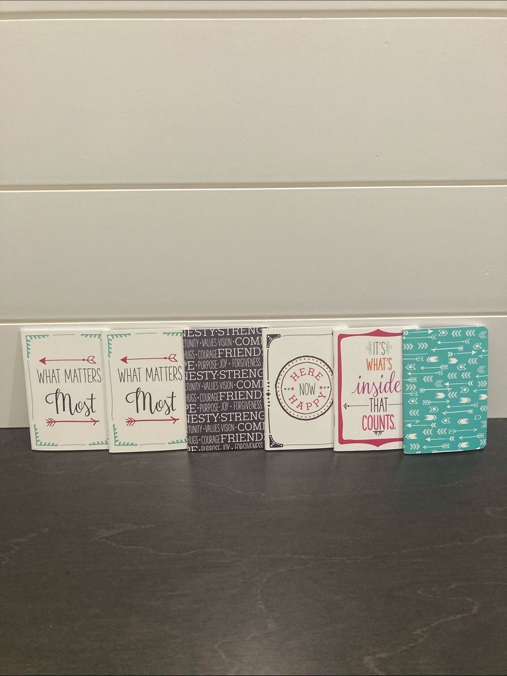 6 New- Assorted Inspirational Pocket Notebooks from thirty-one- Discontinued
